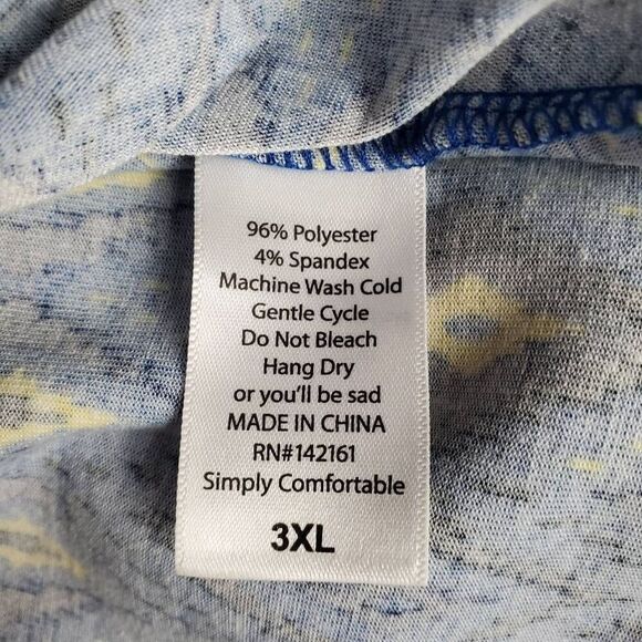 LulaRoe Size 3XL Pattern SS Dress - Picture 6 of 7